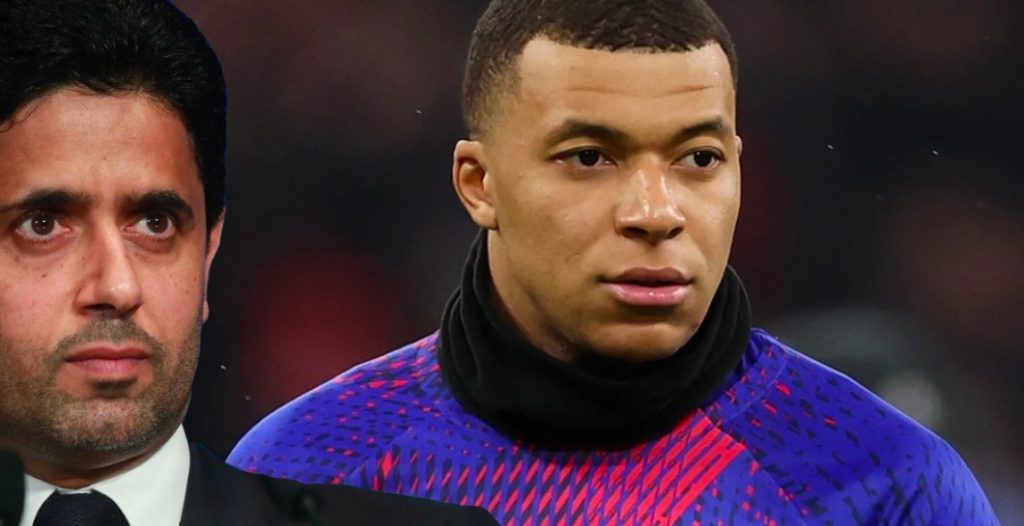 Nasser Al-Khelaïfi y Kylian Mbappé