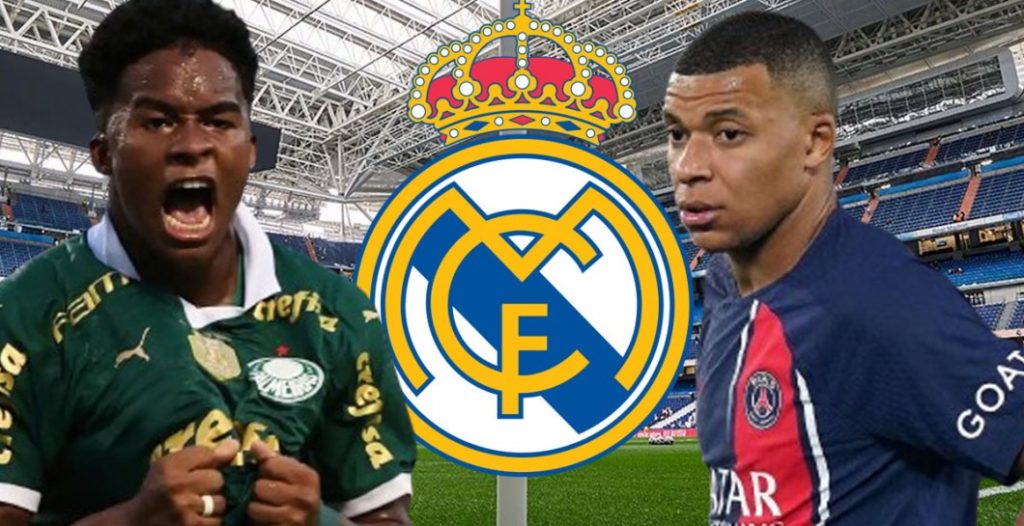 Endrick y Mbappé