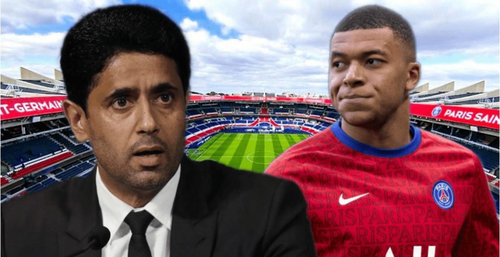 Mbappé habló cara a cara con Nasser Al-Khelaïfi