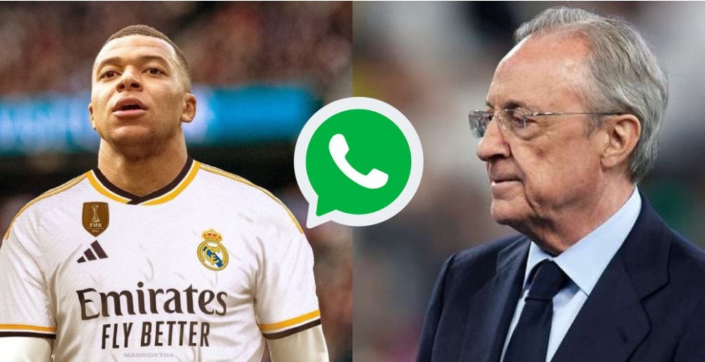Kylian Mbappé y Florentino Pérez