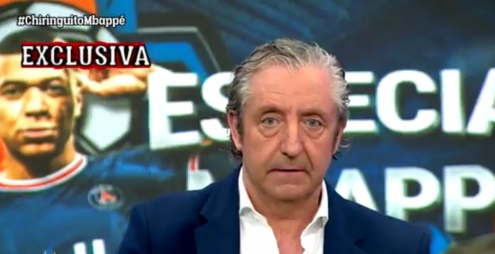 Josep Pedrerol durante el 'especial Mbappé'