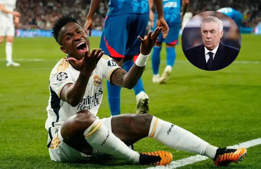Vinicius y Ancelotti