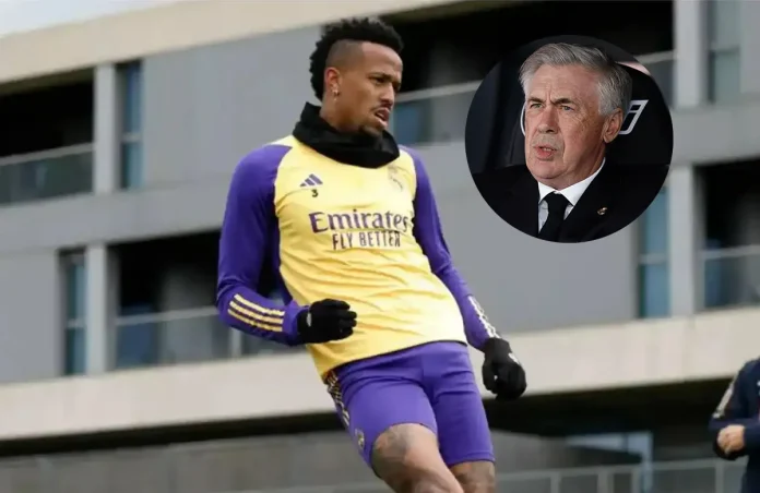 Militão se sincera con Ancelotti en Valdebebas