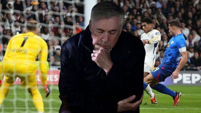 El error de Ancelotti en el partido contra el Leipzig, pitos del Bernabéu: 