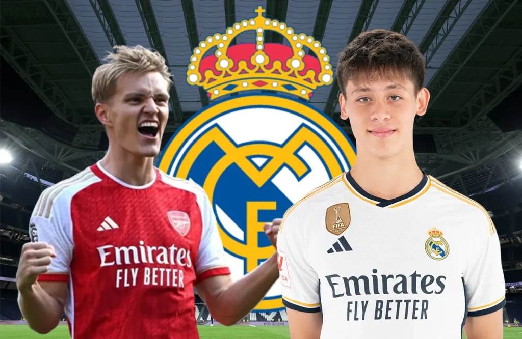 Martin Odegaard y Arda Güler
