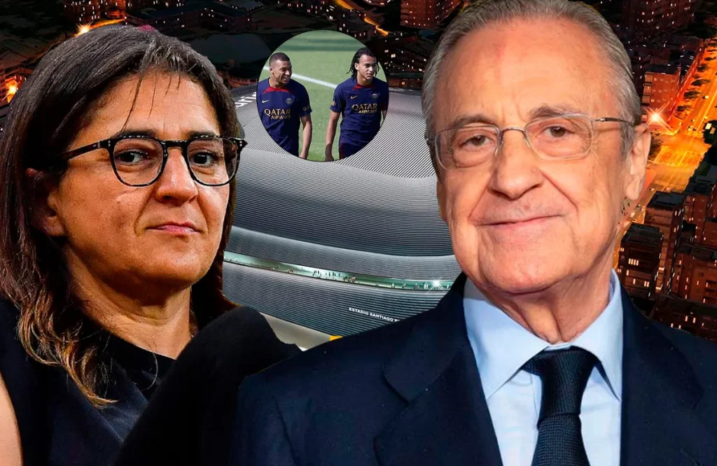 Fayza Lamari y Florentino Pérez