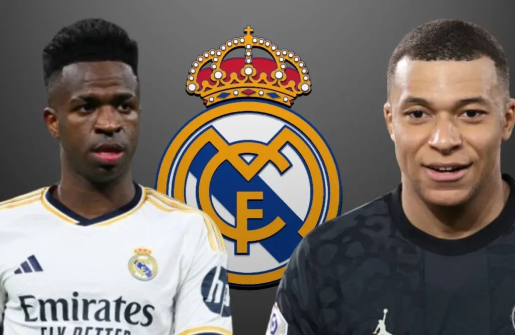 Vinicius y Kylian Mbappé.