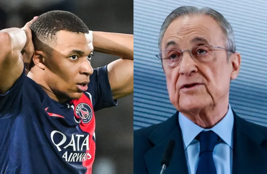 Kylian Mbappé y Florentino Pérez