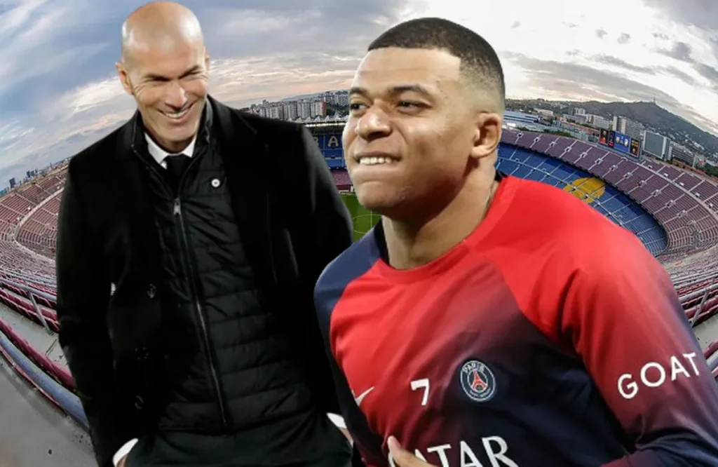 Zidane y Mbappé