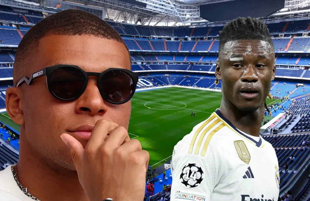 Kylian Mbappé y Eduardo Camavinga