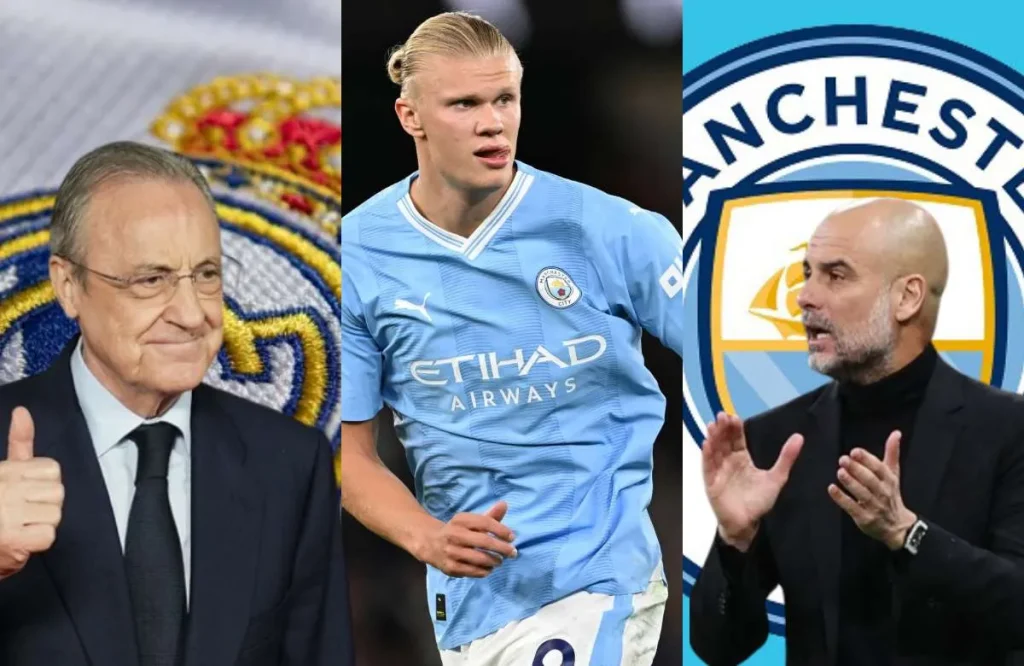 Guardiola, Haaland y Florentino