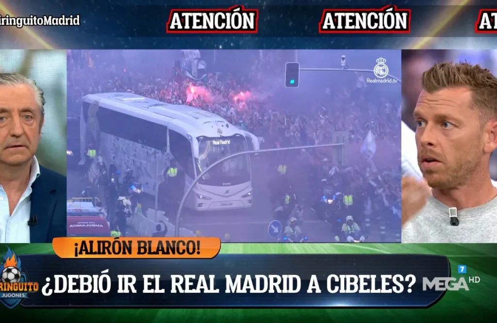Jota Jordi, erre que erre en sus ataques al Madrid.