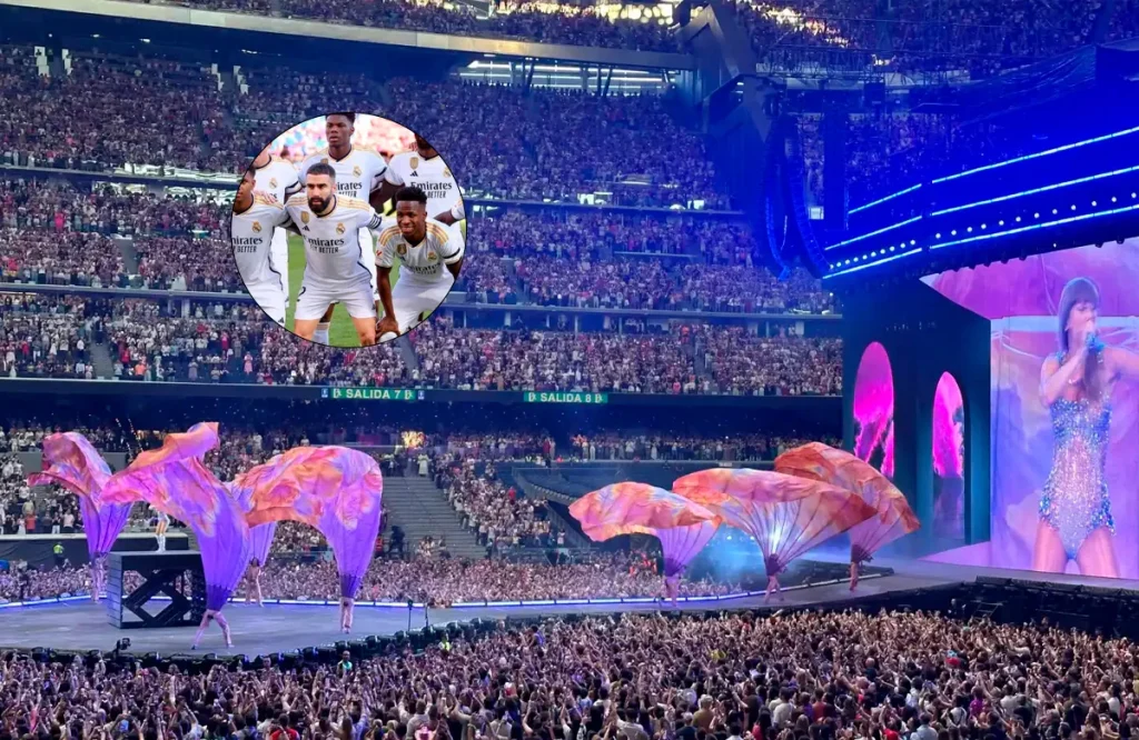 Taylor Swift y jugadores del Real Madrid