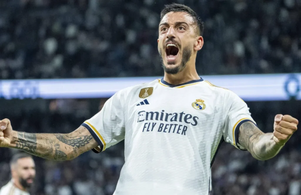 Joselu marcó ante el Bayern