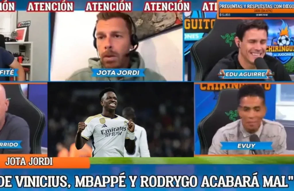 Edu Aguirre pregunta a Jota Jordi por Vinícius