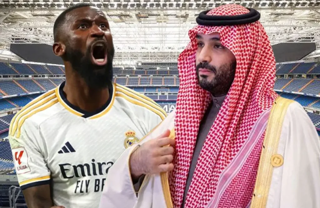 Rüdiger y jeque del All Nassr