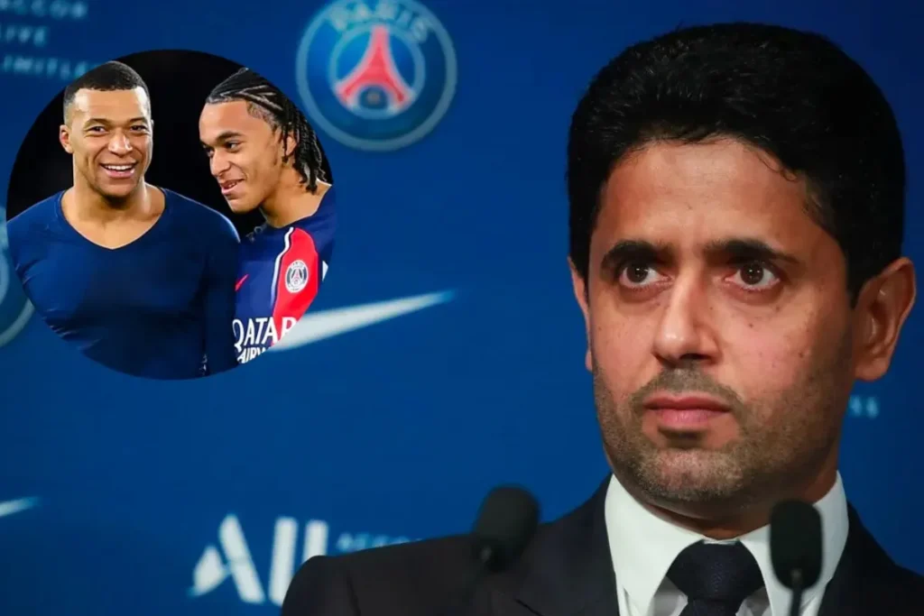 Al Khelaifi, Mbappé y Ethan