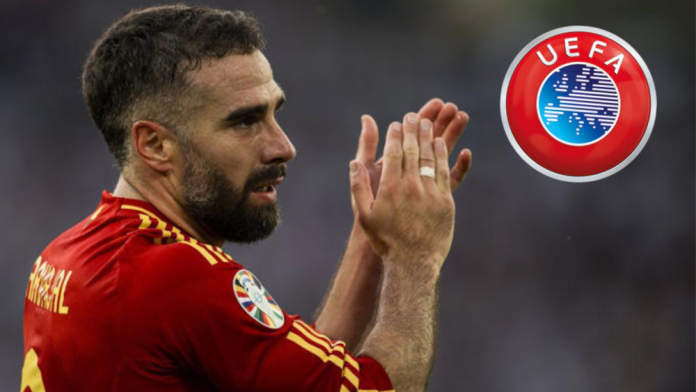 Dani Carvajal se queda fuera del once de mejores jugadores de la Eurocopa