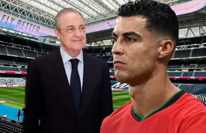 Florentino Pérez y Cristiano Ronaldo