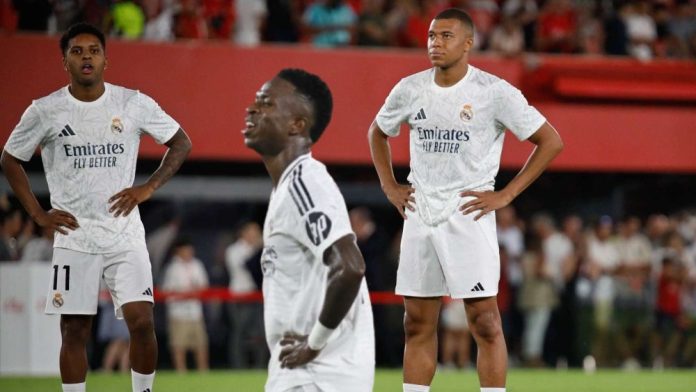 La imagen de Rodrygo, Vinicius y Mbappé que no gustó a Ancelotti