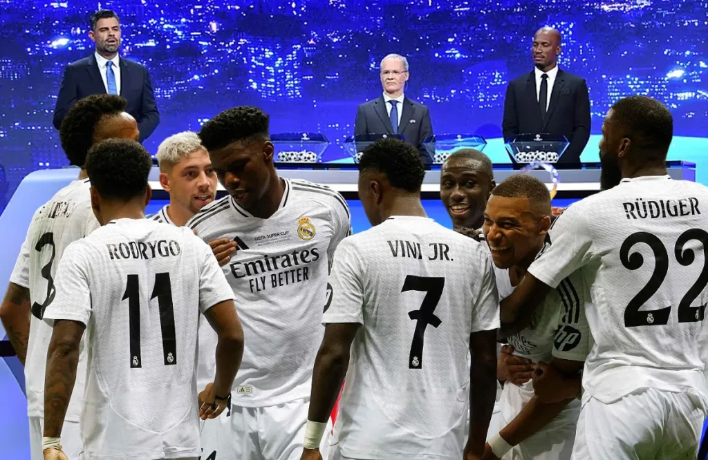 Sorteo Champions y jugadores del Real Madrid