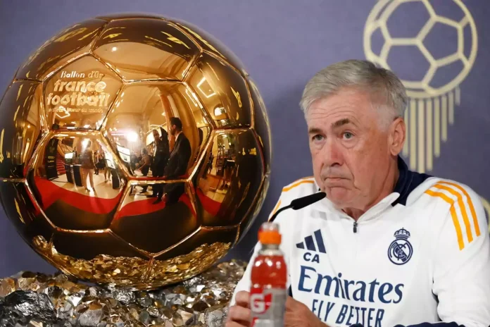 Ancelotti le dice lo que piensa a la UEFA del Balón de Oro