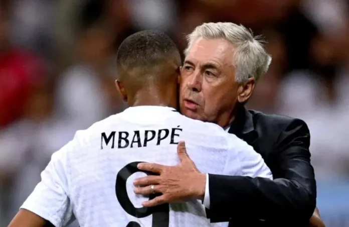 Ancelotti y Mbappé