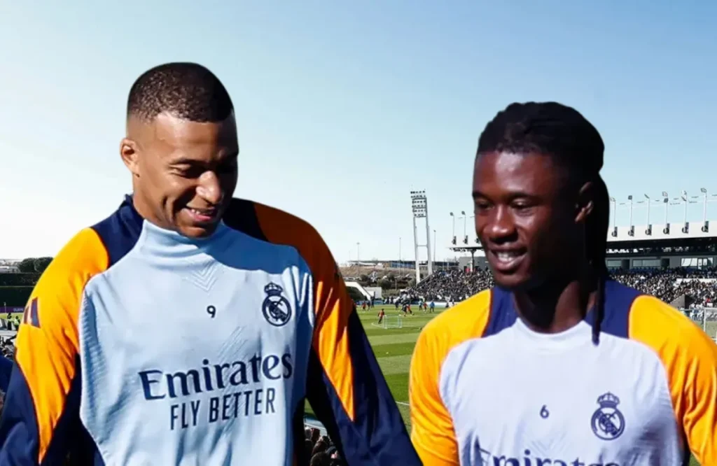 Kylian Mbappé y Eduardo Camavinga.