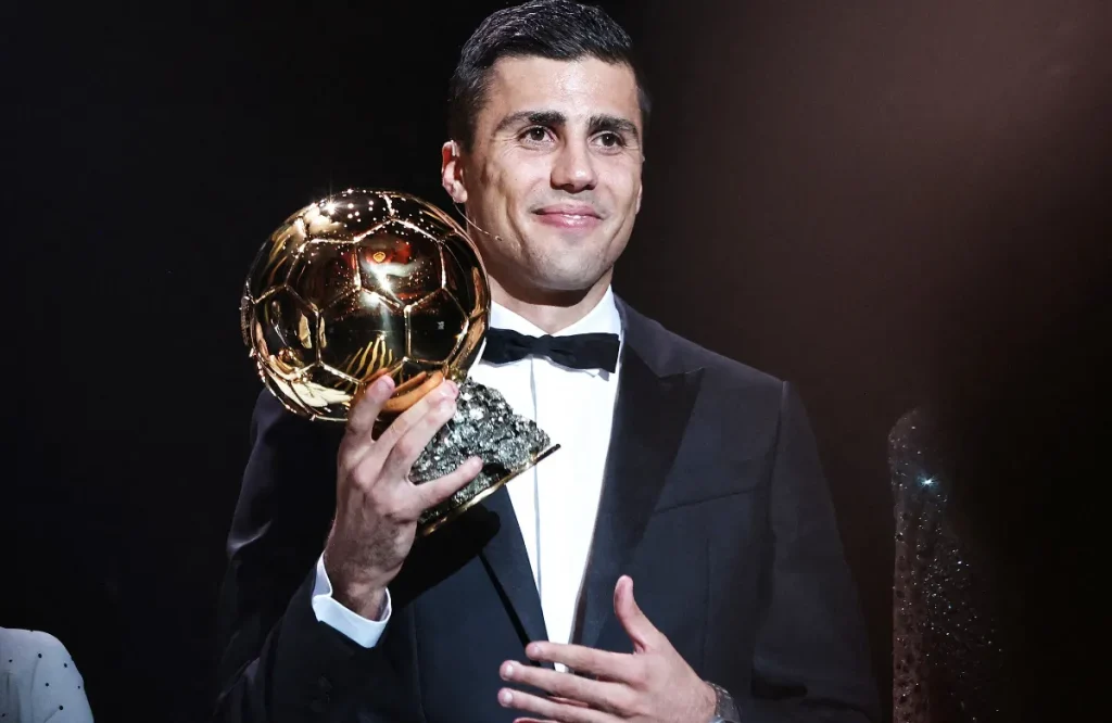 Rodri se hizo con el Balón de Oro de la edición del pasado año.