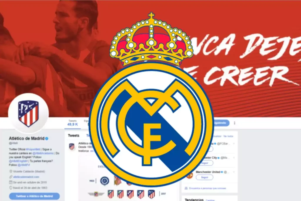El Real Madrid gana la guerra de las redes sociales al Atlético de Madrid