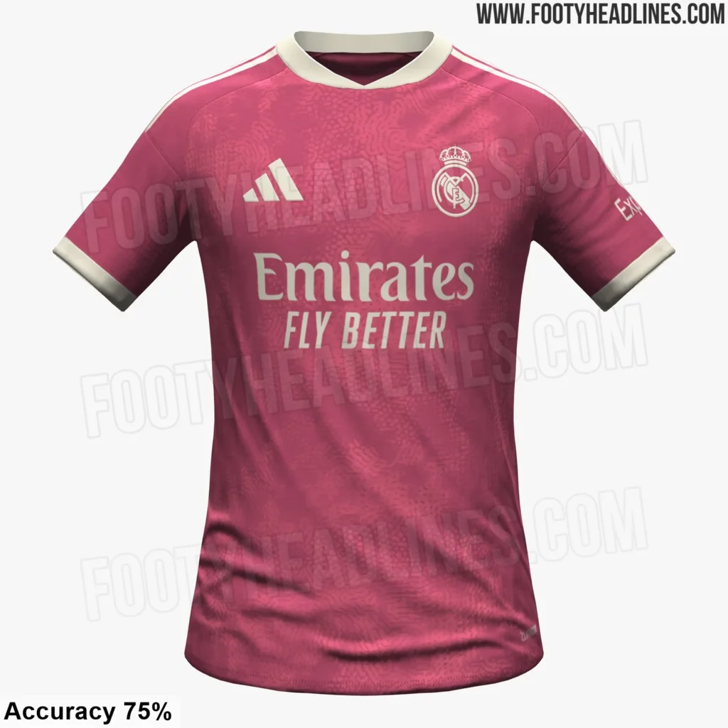 La camiseta de la tercera equipación del Real Madrid para la temporada 2026/27