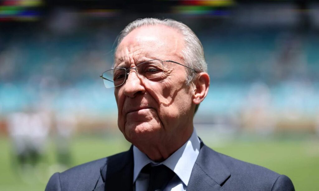 Florentino Pérez como presidente del Real Madrid.