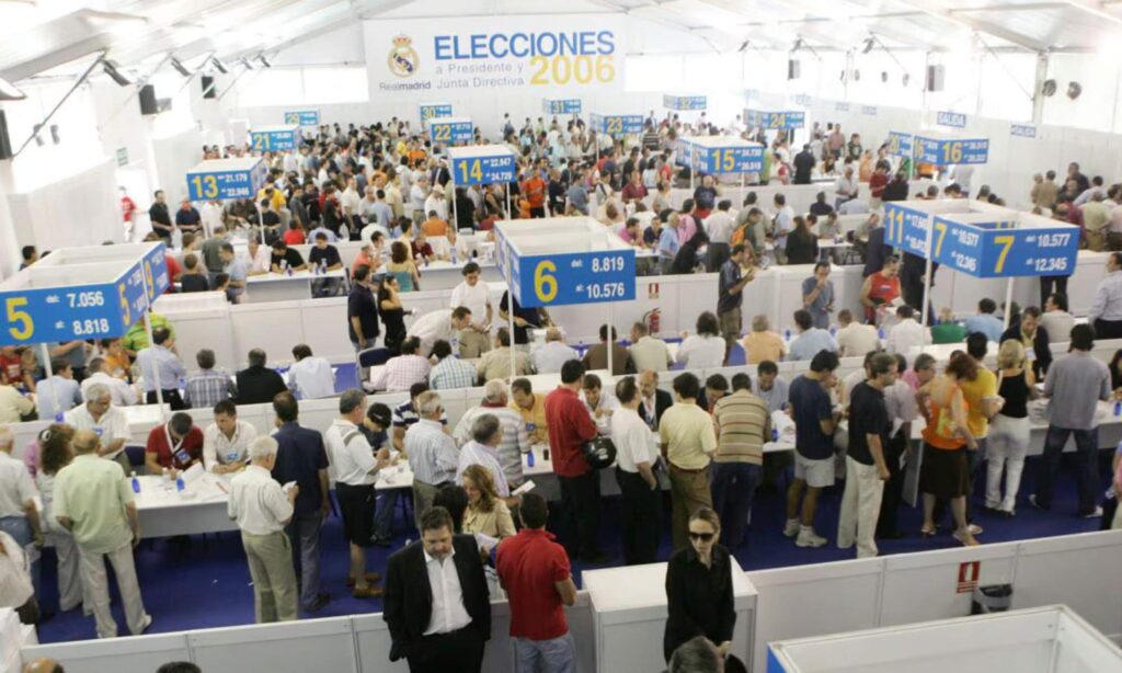 Las últimas elecciones a la presidencia del Real Madrid se realizaron en el año 2006.