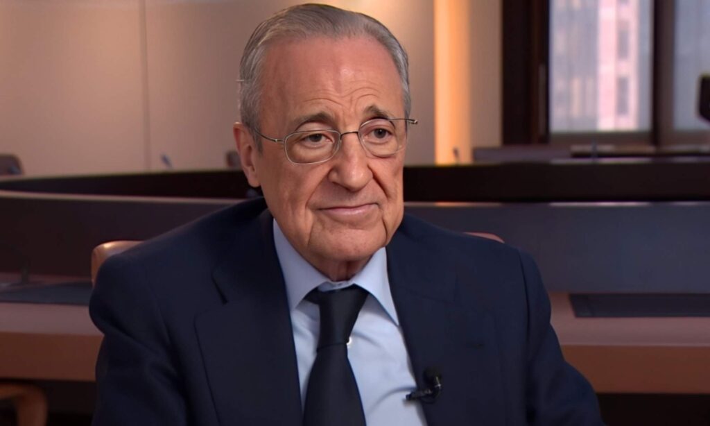 Florentino, en la entrevista con TVE