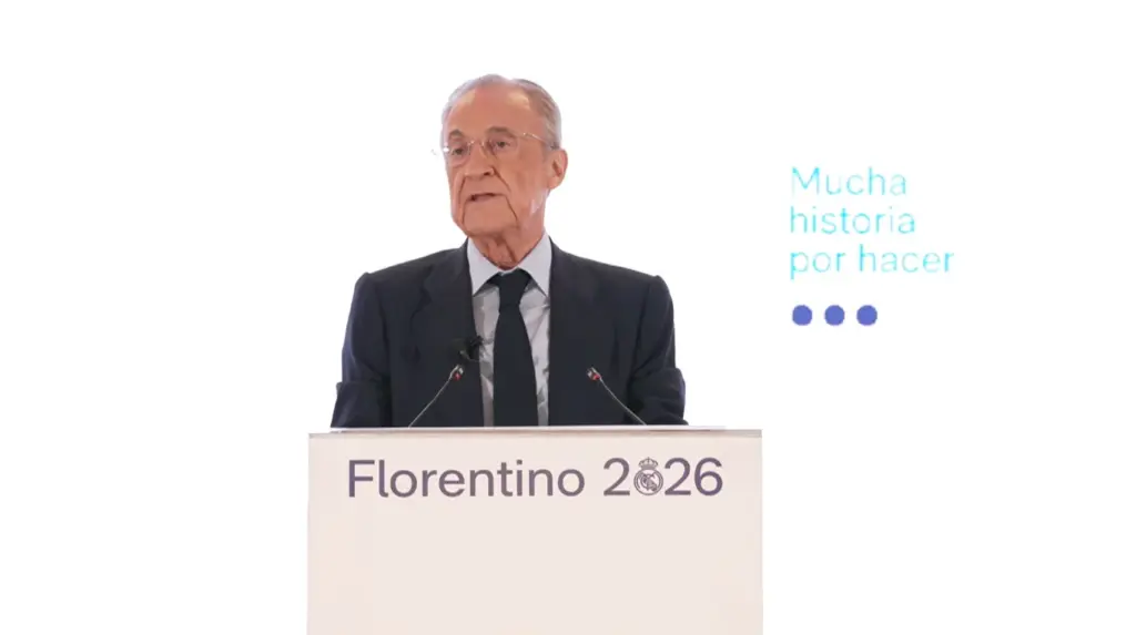 Florentino Pérez, tras ganar las elecciones: «Aquí sigo y aquí estoy para defender al Real Madrid»
